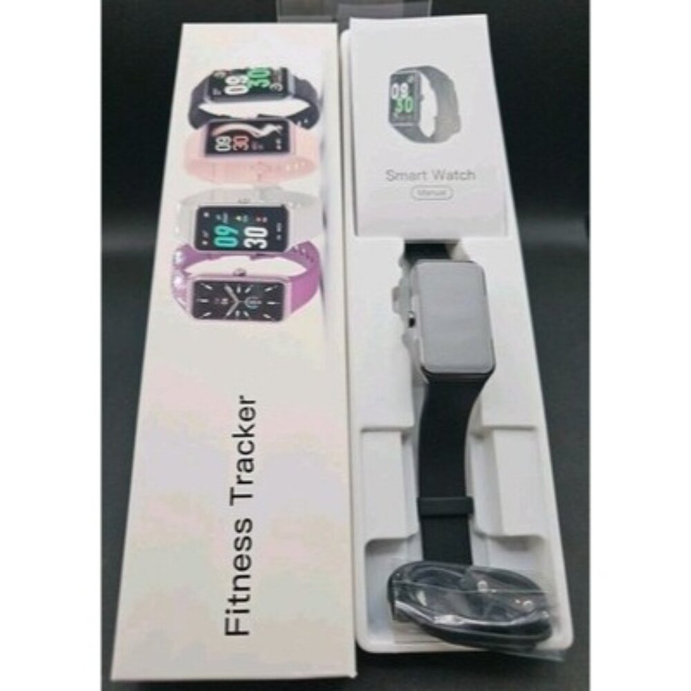 Fitness Tracker Smart Watch With Bluetooth 1.47" Full-Color Screen Magnetic Char